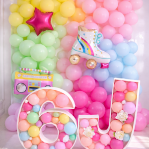 Figuras en 3D: Mosaico y Pared de globos