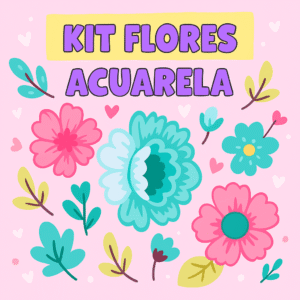 ¡NUEVO! Kit Flores Acuarela